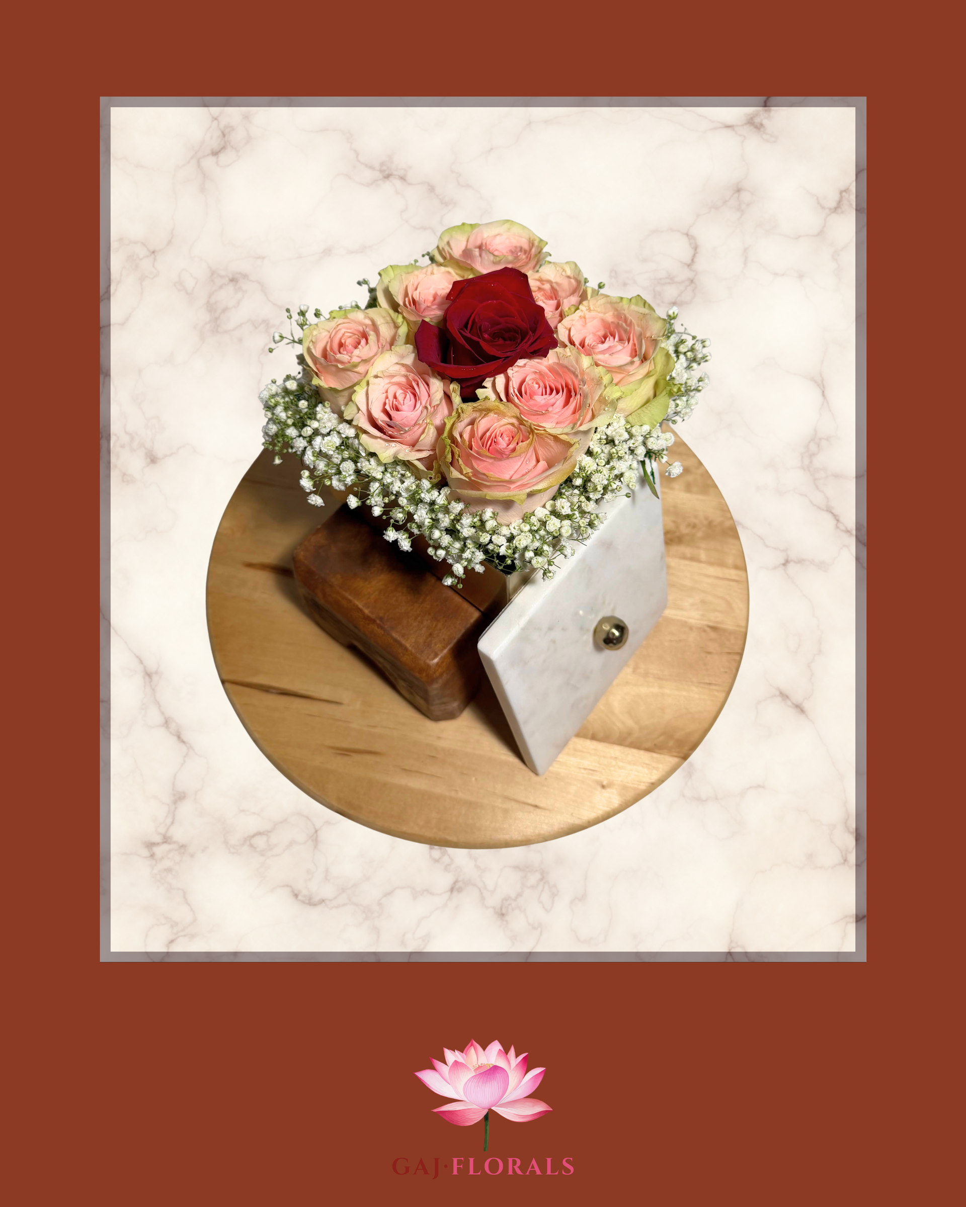Custom Floral Letter (Real)
